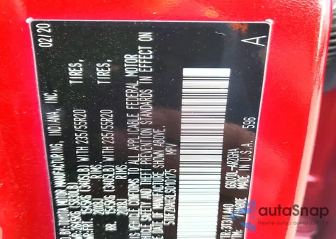 2020 Toyota Highlander Platinum z USA, uszkodzony, nr VIN 5TDFZRAH3LS010175